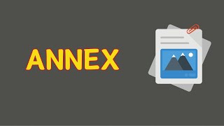 What Does ANNEX Means  Meanings And Definitions With Example in ENGLISH [upl. by Genni]