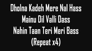 Tunak Tunak Tun  Daler Mehndi lyrics [upl. by Aicad251]