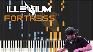 Illenium  Fortress ft Joni Fatora Piano Cover  FREE Sheet MusicMIDI [upl. by Noicpesnoc354]