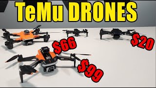 Temu Drone Review  SCAM Exposed GIVEAWAY [upl. by Atnamas503]