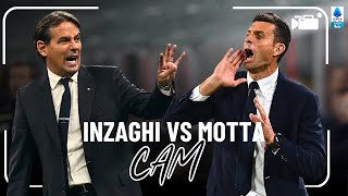 Inzaghi vs Motta  Derby dItalia Goal Reactions  Serie A Enilive 202425 [upl. by Avron632]