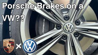 Installing Porsche Macan Brakes On My MK7 Golf Alltrack [upl. by Fernando242]