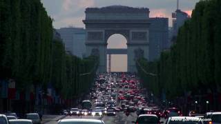 Paris Arc de Triomphe amp Champs Elysee [upl. by Amilb]