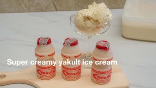 Super creamy yakult ice cream [upl. by Ellenuahs359]