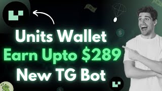 Units Wallet Airdrop 🔥  New Telegram Mini App  New Crypto Airdrop Today earningempire365 [upl. by Elrebma]