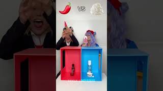 Watermelon Stick Vs Chili Sauce Eating Challenge 😅 foodchallenge lovehumanity shortvideo [upl. by Ytsihc]