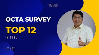 OCTA survey Top Senatorial Perceived Candidates for 2025 Philippine Election [upl. by Agem]