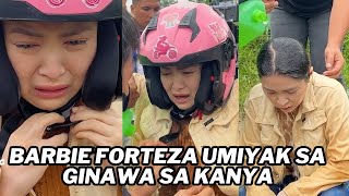 BARBIE FORTEZA UMIYAK MATAPOS HAWAKAN ANG KANYANG KATAWAN [upl. by Nileuqcaj709]