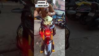 Yamaha MT15 black Modified 😈 shorts reelsvideo [upl. by Orhtej397]