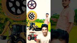 😲⚙️🚜🚛 Wheel to Tractor JCB Roller Truck VFX Magic Video shorts vfx ytshorts ytviral yt vehicle [upl. by Staley564]