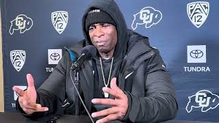 Deion “Coach Prime” Sanders’ comments following Colorado’s 5614 loss at Washington State [upl. by Yaron473]