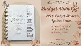 2024 BUDGET BINDER SETUP budgetbinders [upl. by Annauqahs]