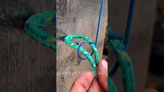 Tip for tying rope tips tool diy tools [upl. by Ward]