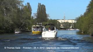 Mit dem Motorboot durch Potsdam auf der Havel [upl. by Weaks]