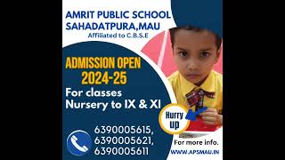 Admission Open for Session 202425 [upl. by Rednaskela]