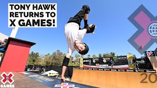 TONY HAWK RETURNS TO X GAMES  X Games 2021 [upl. by Tavy]