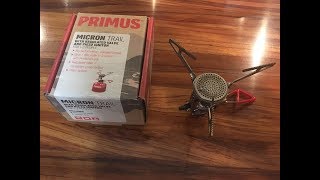 Primus Micron Trail Stove  Review [upl. by Delfine]