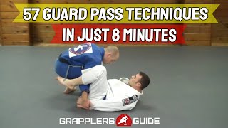 57 BJJ Guard Passing Techniques in Just 8 Minutes  Jason Scully [upl. by Denise246]