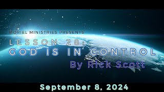 Moriel Kids Lesson 28 God Is In Control Psalm 46 [upl. by Aiyotal992]