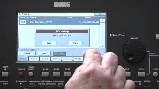 Korg Pa600 Video Manual  Part 7 Global Media and Updates [upl. by Gustie]