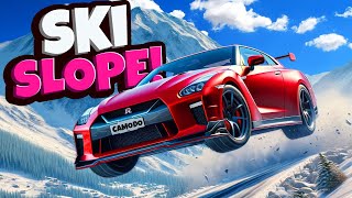 Driving EXPENSIVE Cars Down an INSANE Ski Slope Map in BeamNG Drive Mods [upl. by Rena]