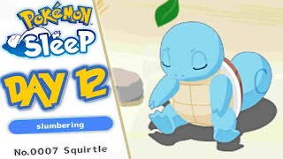 Pokémon Sleep DAY 12 Sheltered Sleep with Squirtle Slumbering Lets Play  Gameplay ITA [upl. by Romain]