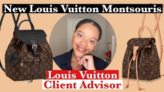 BB or PM Which Should You Buy New MONTSOURIS Backpack LV Bag Review New LV Bag 2020 [upl. by Oilisab]