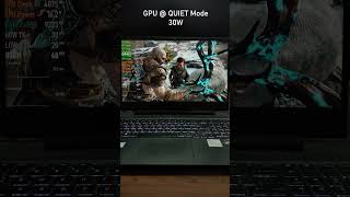 HP Omen Gaming Hub  Quiet vs Default vs Performance  Temperature  Fan Noise HP Victus shorts [upl. by Marceau689]