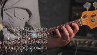 How to Play an F ♯  G Flat Major Scale  Bass Guitar [upl. by Orodoet163]