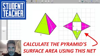 Surface Area Using Nets  Geometry  6th Grade Math [upl. by Radke]