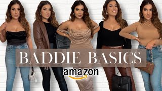 AMAZON BADDIE BASICS 💅🏼 Winter Bougie on a Budget TryOn Haul  Liz Thul  Midsize Fashion Haul [upl. by Nerej]