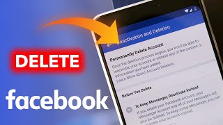 How to Delete Facebook Account permanently temporarily [upl. by Anura]