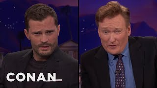 Jamie Dornan Teaches Conan How To Model  CONAN on TBS [upl. by Aiekahs]