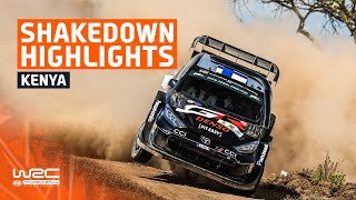 Shakedown Highlights  WRC Safari Rally Kenya 2024 [upl. by Dotti845]