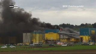 Rümlang ZH Hoher Sachschaden bei Brand in Industriegebiet [upl. by Poppy]