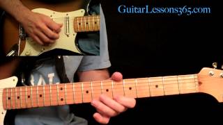 Stevie Ray Vaughan  Texas Flood Guitar Lesson Pt2  Verse 1 amp 2 [upl. by Nilyahs548]