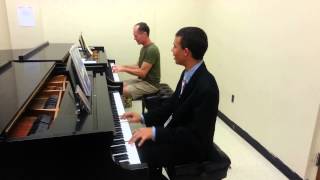 quotKeep on the Firing Linequot Piano Duet [upl. by Ecirpac]