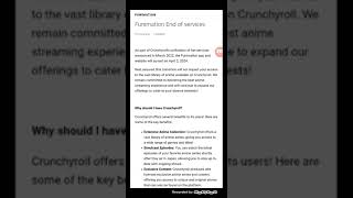 The Funimation app to shut down on April 2 2024 Funimation Crunchyroll [upl. by Sordnaxela]