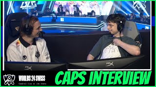 Caedrel Interviews Caps After The G2 VS T1 Series [upl. by Louise]