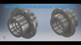 Autodesk Inventor Tutorial Revolve command 359  Inventor 3d drawing tutorial  Inventor 3d cad [upl. by Macmahon]