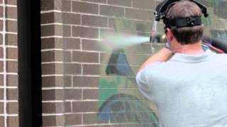 HOW EASY GRAFFITI REMOVAL CAN BE WITH THE DUSTLESS BLASTER [upl. by Nadaha]