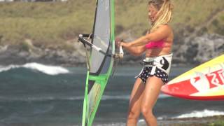 Maui Hookipa Windsurfing Girls [upl. by Sakram761]