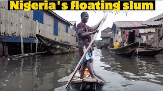 Inside world’s biggest slum in Nigeria insane 🇳🇬 [upl. by Mharba267]