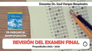 Morfofunción  Revisión Examen Final del Curso Básico Medicina UMSS 20222023 [upl. by Ellahcim]