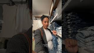 Trying on some Abercrombie curve love jeans shopping vlog jeans [upl. by Ackerman780]