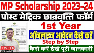 Mp Scholarship Form kaise Bhare 202324  Post Metric Scholarship Online Form Kaise bhare [upl. by Gladdy]