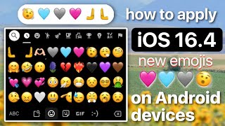 Apply iOS 164 New Emojis on Every Device [upl. by Nelram430]