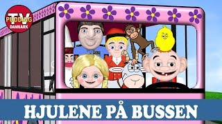 Hjulene på bussen swing  Danske børnesange [upl. by Mcferren746]