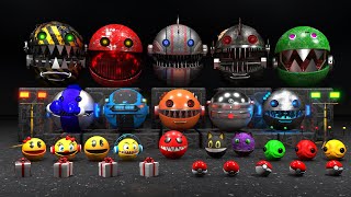 PACMAN VS ROBOT MONSTER PACMAN A COLLECTION OF THE ADVENTURES OF MRS PACMAN AyotaTe [upl. by Tamis535]