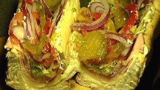 How To Make A PHILLY Italian HOAGIE From Home Philly SUB Sandwich Recipe [upl. by Notserp]